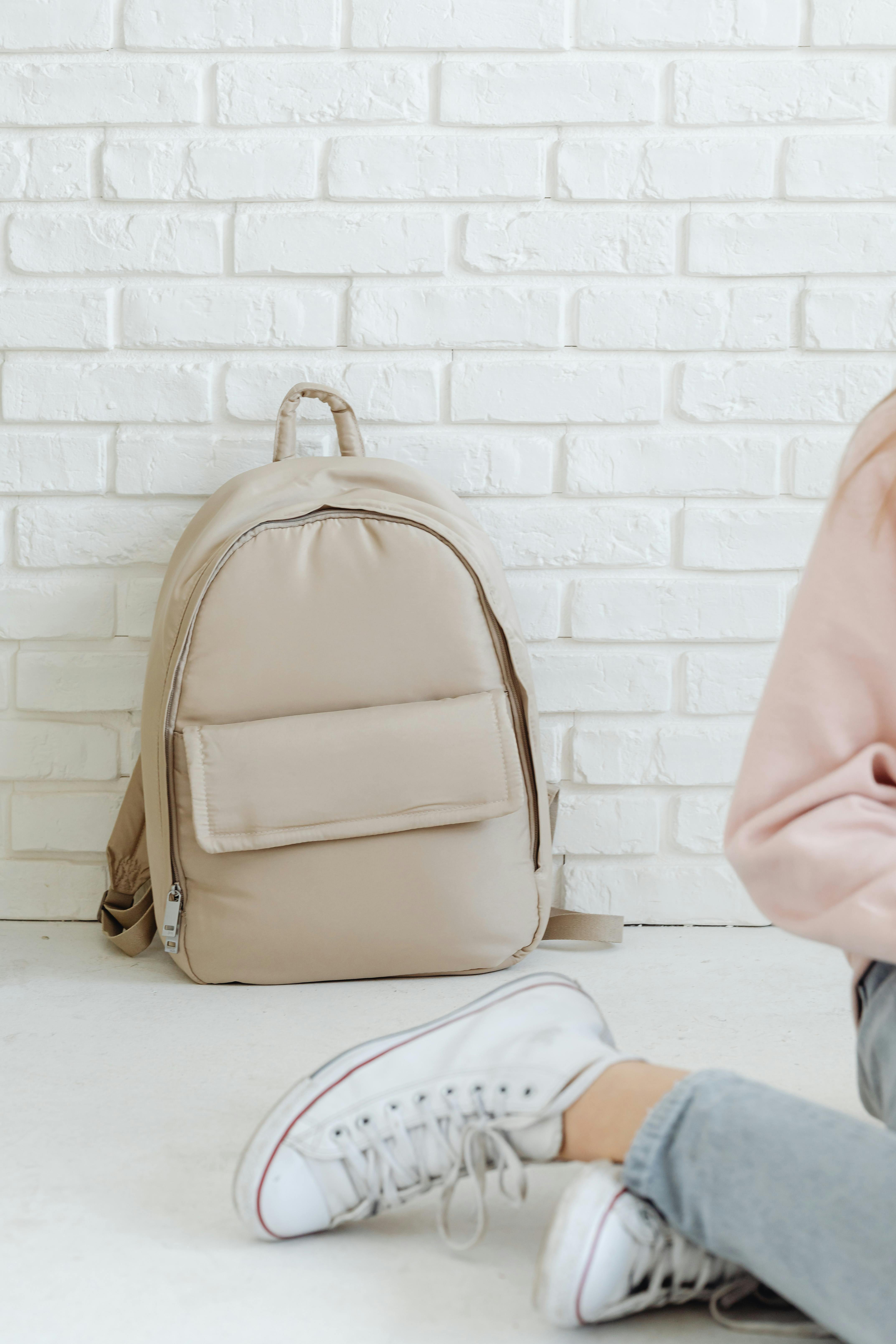 bookbag of a college student in nyc
